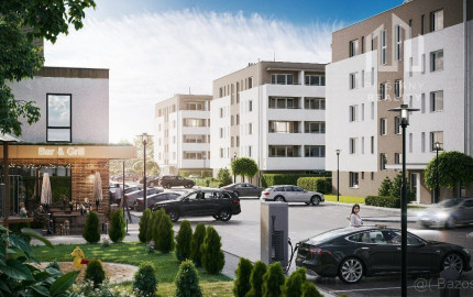 *IBA U NÁS * 3i byt s predzáhradkou v štandarde, klimatizácia, parkovanie + bazén