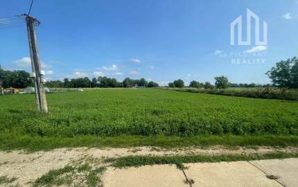 Stavebný pozemok 1000m2 na okraji obce, VESELÉ pri Piešťanoch