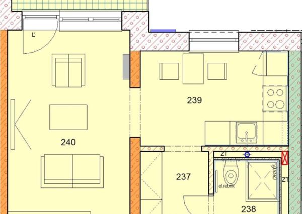Na prenájom  1-izb. byt s parkovaním , Piešťany-Banka