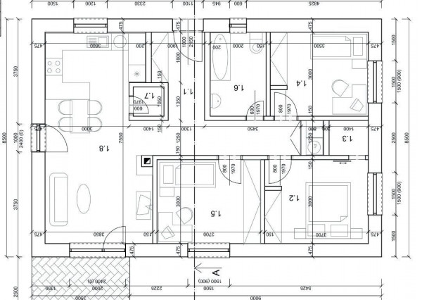 POSLEDNÝ ZO 4 DOMOV  Na predaj  novostavba RD, Dubovany