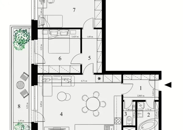 *Iba u nás zľava* 3-izb. byt v štandarde 90,17 m2 rezidencia SELANKY Pobedim