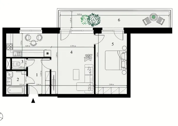 *Iba u nás zľava* 2-izb. byt v štandarde 71,23 m2 rezidencia SELANKY Pobedim