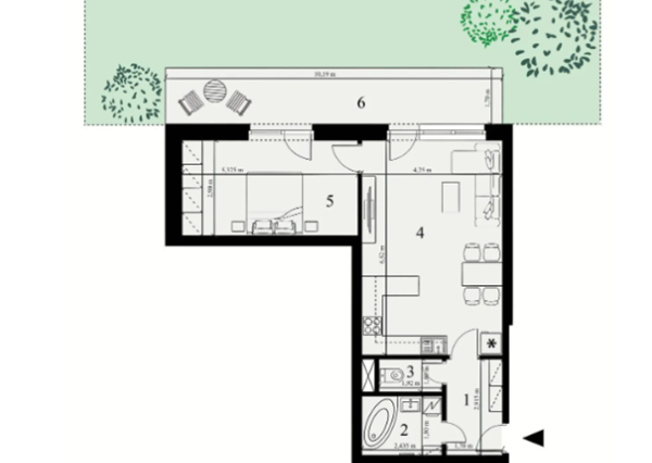 *Iba u nás zľava* 2-izb. byt s predzáhradkou v štandarde 114,39 m2 rezidencia SELANKY Pobedim