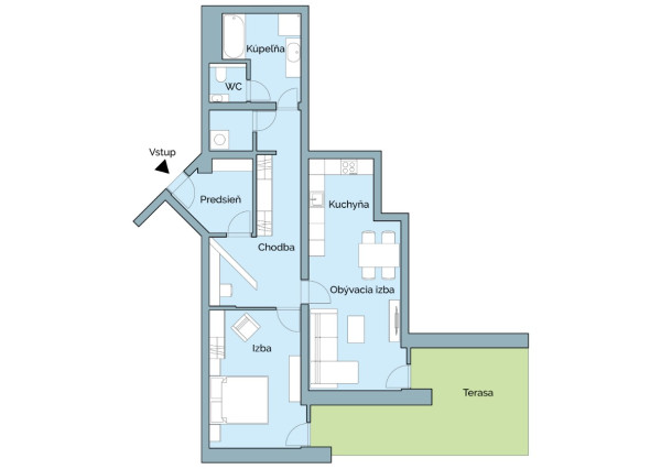 Exkluzívny 2‑izbový apartmán v rezorte Linea Premium pri Sĺňave